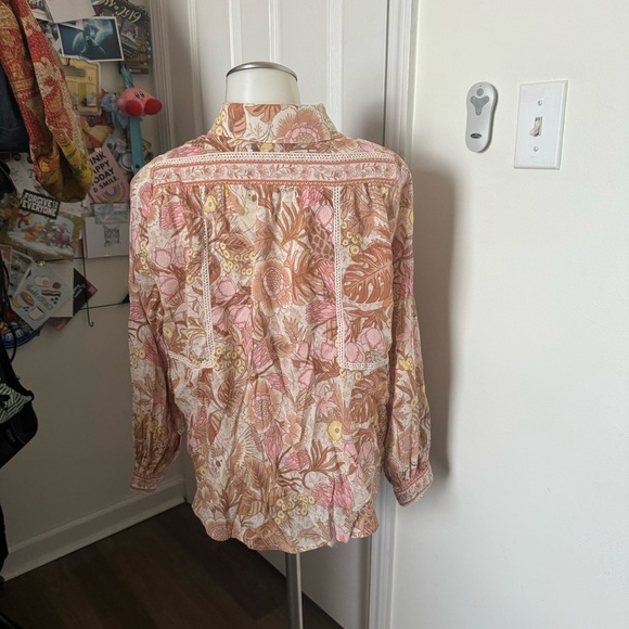 Spell & The Gypsy Paisley Button Down XS - Picture 3 of 4
